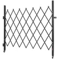 Security Gate Folding Scissor 1800x1610mm Steel Lockable