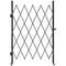 Folding Security Gate 1260x1975mm Lockable Scissor Steel Retractable