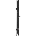 Folding Security Gate 1260x1975mm Lockable Scissor Steel Retractable