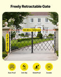 Artiss Security Gate 3200x1605mm Scissor Retractable Lockable Steel