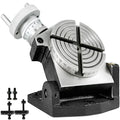Rotary Table 4 Inch 100mm Milling Machine MT-2 4-Slot 360°