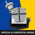 Rotary Table 4 Inch 100mm Milling Machine MT-2 4-Slot 360°