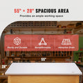 Particle Board Desktop 1397x711mm 100kg Electric Standing Desk Top