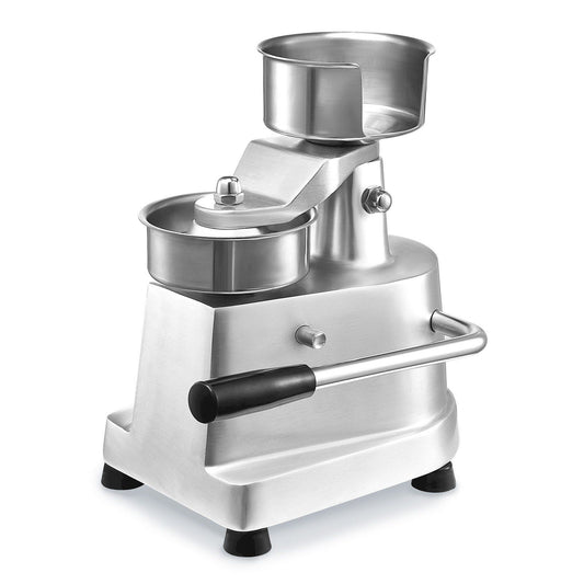 Commercial Burger Patty Maker, 100mm Hamburger Beef Patty Maker, Heavy Duty Food-Grade Stainless Steel Bowl Burger Press Machine, Kitchen Meat Forming Processor with 1000 Pcs Patty Papers