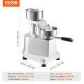 Commercial Burger Patty Maker 100mm Stainless Steel Press