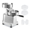Commercial Burger Patty Maker, 150mm Hamburger Beef Patty Maker, Heavy Duty Food-Grade Stainless Steel Bowl Burger Press Machine, Kitchen Meat Forming Processor with 1000 Pcs Patty Papers