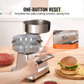Commercial Burger Patty Maker 150mm Stainless Steel Press