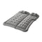 Car Air Mattress Inflatable Camping Bed Grey Flocking with Pump