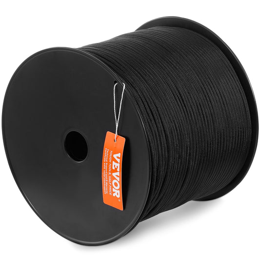 VEVOR Braided Nylon Rope 5mm x 304.8m 32 Strand 3.20kN Climbing
