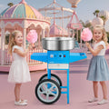 Electric Candy Floss Maker 1000W 52cm Bowl Stainless Steel Cart