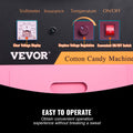 Cotton Candy Machine 1000W Cart Sugar Floss Maker Party Commercial