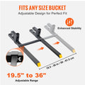 Pallet Forks 907kg 1090mm Clamp on Tractor Bucket Heavy Duty
