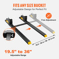 Pallet Forks 907kg 1490mm Clamp Tractor Bucket Skid Steer