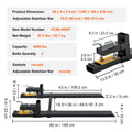 Pallet Forks 907kg 1490mm Clamp Tractor Bucket Skid Steer
