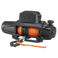 12V Electric Winch 4500kg Synthetic Rope Wireless Remote IP67