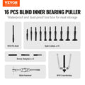 VEVOR Bearing Puller Kit 16 Pieces Slide Hammer Extractor Collet Tool Set