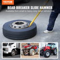Tire Bead Breaker Slide Hammer 117.5cm Heavy Duty Steel Tool