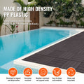 Interlocking Deck Tiles 10 Pack 12x12 Dark Brown Outdoor Flooring