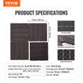 Interlocking Deck Tiles 36 Pack 11.6