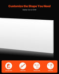 HDPE Plastic Sheet 610x1219mm 13mm Thick White High Density