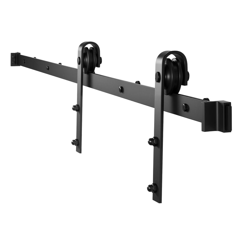 Sliding Barn Door Hardware Kit 1830mm Single Black