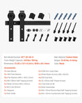 Sliding Barn Door Hardware Kit 1830mm Single Black