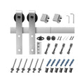 8FT Sliding Barn Door Hardware Kit 330LBS Single Track 42-48
