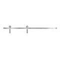 Sliding Barn Door Hardware Kit 2000mm Silver Single