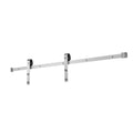 5FT Sliding Barn Door Hardware Kit 330LBS Single Track Silver