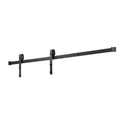 Sliding Barn Door Hardware Kit 6.6FT 330LBS Black Track