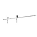 6FT Sliding Barn Door Hardware Kit 330LBS Single Door Silver