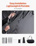 Bike Storage Tent 3-4 Bikes Waterproof Outdoor Fiberglass Ventilated