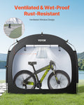 Bike Storage Tent 3-4 Bikes Waterproof Outdoor Fiberglass Ventilated