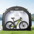 Bike Storage Tent 3-4 Bikes Waterproof Outdoor Fiberglass Ventilated