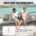 Double Quilted Hammock 12FT 2 Person 480lbs Capacity Hardwood Spreader