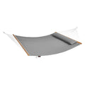 Double Quilted Hammock 12FT 2 Person 480lbs Capacity Hardwood Spreader