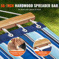 Double Hammock 12ft Quilted 2 Person 480lbs Hardwood Spreader Bars