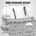 Two Person Hammock with Stand 480lb Capacity Curved Bar Pillow