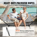 Two Person Hammock with Stand 480lb Capacity Steel 12FT