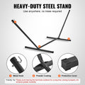 Two Person Hammock with Stand 480lb Capacity Steel 12FT