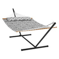 Two Person Hammock with Stand 480lb Capacity Steel 12FT
