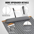 Double Quilted Hammock 2 Person with Stand 480lb Capacity