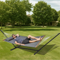 Double Quilted Hammock 2 Person with Stand 480lb Capacity