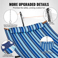Hammock 2 Person Double with Stand 480lb Capacity Curved Bar