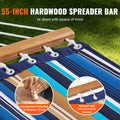 Double Quilted Hammock with Stand 2 Person 480lb Capacity