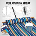Double Quilted Hammock with Stand 2 Person 480lb Capacity