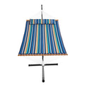 Double Quilted Hammock with Stand 2 Person 480lb Capacity