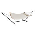 Hammock 2 Person DOUBLE with Stand 480lb Capacity Curved Bar Pillow