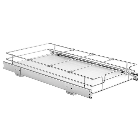 Pull Out Cabinet Organiser 11x21 Under Sink Wire Drawer Basket