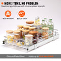 Pull Out Cabinet Organiser 11x21 Under Sink Wire Drawer Basket